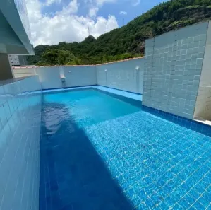 Apartamento com 2 Quartos à venda, 54m² no Jardim Independência, São Vicente