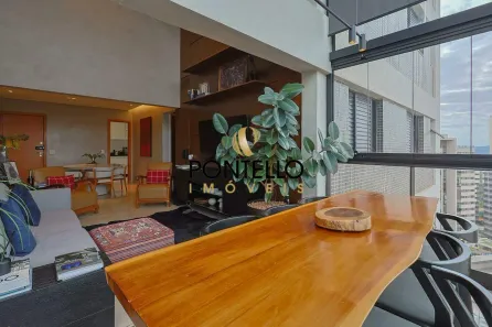 Apartamento com 3 Quartos para alugar, 109m² no Vila da Serra, Nova Lima