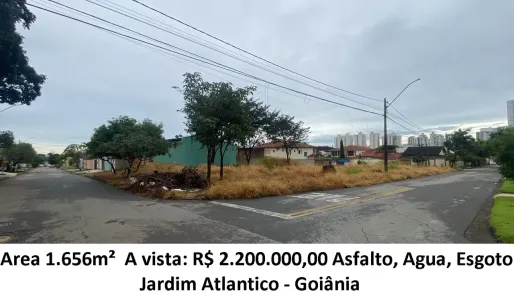 Lote/Terreno à venda, 1656m² no Jardim Atlântico, Goiânia
