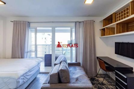Flat com 1 Quarto à venda, 33m² no Brooklin Paulista, São Paulo