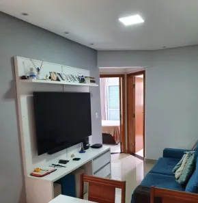 Apartamento com 1 Quarto à venda, 40m² no Vila Scarpelli, Santo André