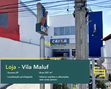 Ponto Comercial para alugar, 588m² no Vila Maluf, Suzano