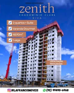 Apartamento com 2 Quartos à venda, 48m² no Aleixo, Manaus