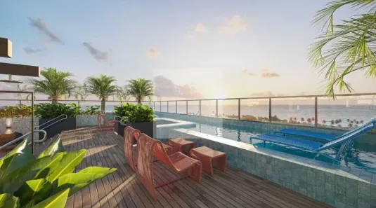 Apartamento com 2 Quartos à venda, 57m² no Ponta de Campina, Cabedelo