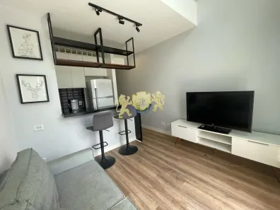 Flat com 1 Quarto para alugar, 44m² no Indianópolis, São Paulo