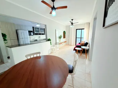 Apartamento com 2 Quartos para alugar, 77m² no Aviação, Praia Grande