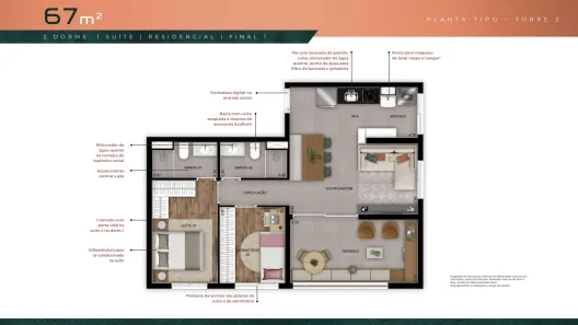 Apartamento com 2 Quartos à venda, 67m² no Mooca, São Paulo