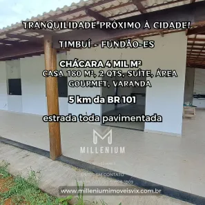Fazenda/Sítio com 3 Quartos à venda, 4000m² no , Fundão