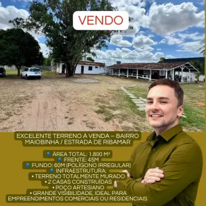 Lote/Terreno à venda, 1800m² no , São José de Ribamar