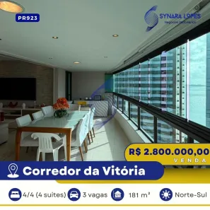 Apartamento com 4 Quartos à venda, 181m² no Barra, Salvador