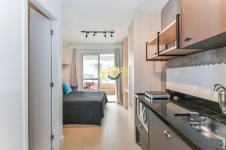 Flat com 1 Quarto para alugar, 24m² no Pinheiros, São Paulo