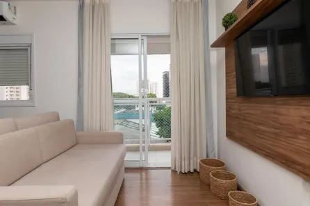Apartamento com 1 Quarto para alugar, 42m² no Várzea da Barra Funda, São Paulo