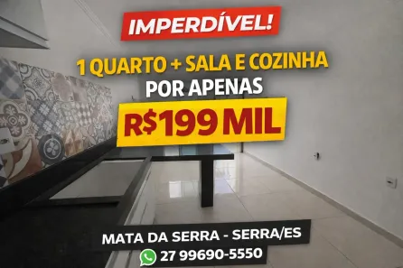 Apartamento com 1 Quarto à venda, 43m² no Mata da Serra, Serra