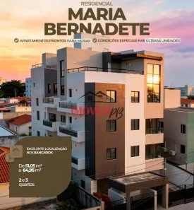 Apartamento com 2 Quartos à venda, 58m² no Bancários, João Pessoa