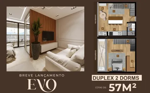 Cobertura com 1 Quarto à venda, 57m² no Vila Adyana, São José dos Campos