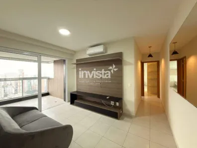 Apartamento com 2 Quartos para alugar, 77m² no Gonzaga, Santos