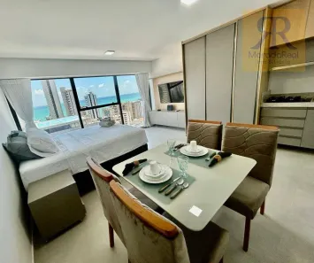 Apartamento com 1 Quarto para alugar, 31m² no Boa Viagem, Recife