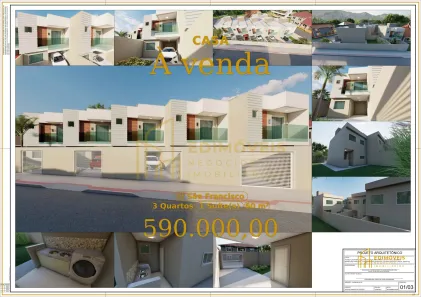Casa com 3 Quartos à venda, 60m² no São Francisco, Serra