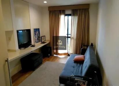 Flat com 1 Quarto para alugar, 35m² no Indianópolis, São Paulo