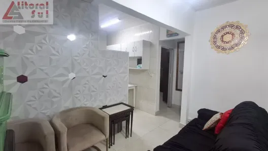 Apartamento com 1 Quarto para alugar, 48m² no Guilhermina, Praia Grande