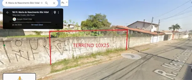 Lote/Terreno à venda, 250m² no Vila Suissa, Mogi das Cruzes
