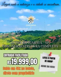 Lote/Terreno à venda, 600m² no , Igaratá
