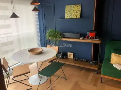 Apartamento com 1 Quarto para venda ou aluguel, 43m² no Indianópolis, São Paulo
