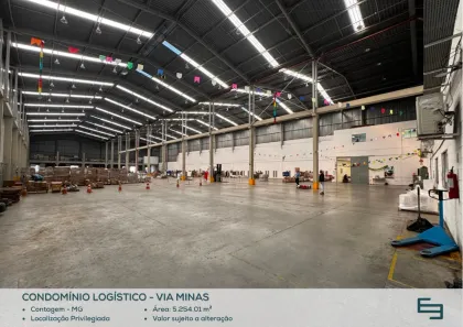 Galpão/Depósito/Armazém para alugar, 5254m² no Cinco, Contagem