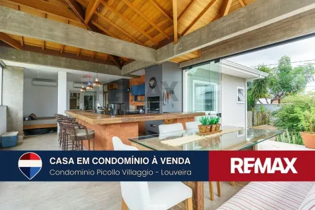 Casa de Condomínio com 3 Quartos à venda, 240m² no Picollo Villaggio, Louveira