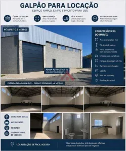 Galpão/Depósito/Armazém para alugar, 360m² no Cidade Miguel Badra, Suzano