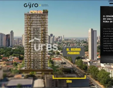 Apartamento com 1 Quarto à venda, 49m² no Setor Marista, Goiânia