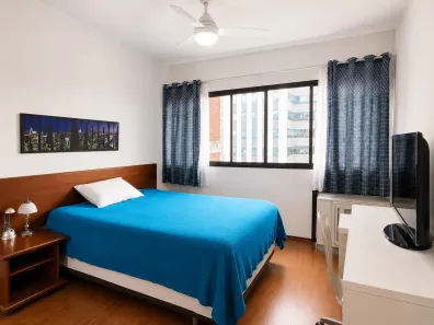 Apartamento com 1 Quarto para alugar, 57m² no Alphaville Centro Industrial e Empresarial/Alphaville., Barueri