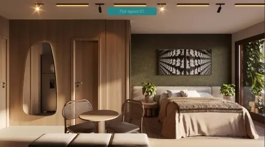 Apartamento com 1 Quarto à venda, 22m² no , Tamandaré
