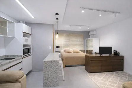 Apartamento com 1 Quarto para alugar, 27m² no Pátria Nova, Novo Hamburgo