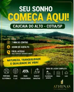 Lote/Terreno à venda, 500m² no Centro (Caucaia do Alto), Cotia