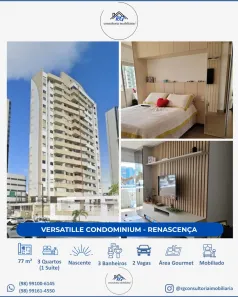Apartamento com 3 Quartos à venda, 77m² no Renascença, São Luís