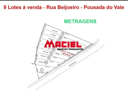 Lote/Terreno à venda, 168m² no Chácaras Pousada do Vale, São José dos Campos