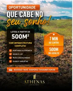 Lote/Terreno à venda, 500m² no Esmeralda Park (Caucaia do Alto), Cotia