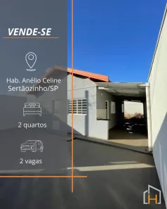 Casa com 2 Quartos à venda, 48m² no Conjunto Habitacional Anélio Celline, Sertãozinho