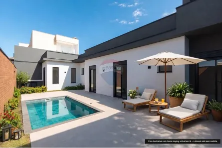Casa de Condomínio com 3 Quartos à venda, 180m² no Residencial Milano, Indaiatuba