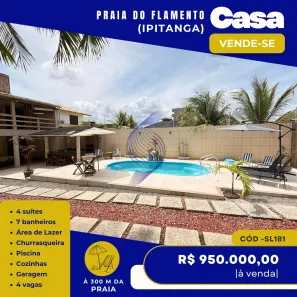 Casa com 4 Quartos à venda, 350m² no Stella Maris, Salvador