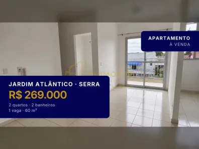 Apartamento com 2 Quartos à venda, 60m² no Jardim Atlântico, Serra