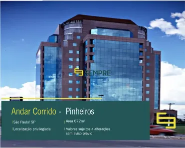 Sala Comercial para alugar, 593m² no Santo Amaro, São Paulo