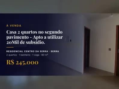 Casa com 2 Quartos à venda, 60m² no Residencial Centro da Serra, Serra