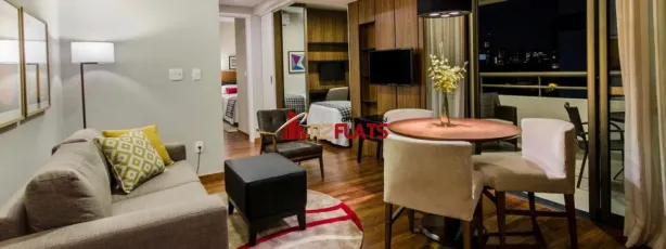 Flat com 1 Quarto à venda, 40m² no Brooklin Paulista, São Paulo