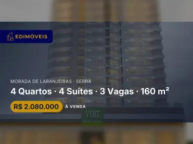 Apartamento com 4 Quartos à venda, 160m² no Morada de Laranjeiras, Serra