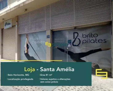 Ponto Comercial à venda, 81m² no Santa Branca, Belo Horizonte