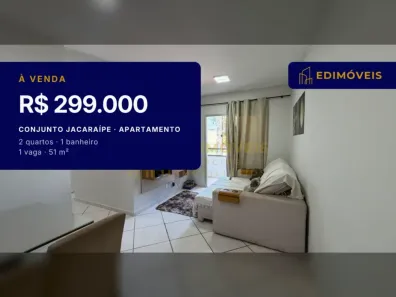 Apartamento com 2 Quartos à venda, 51m² no Conjunto Jacaraípe, Serra
