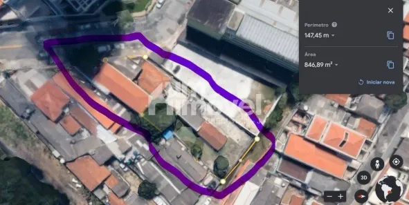 Lote/Terreno à venda, 840m² no Ipiranga, São Paulo