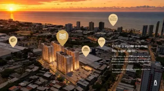 Apartamento com 2 Quartos à venda, 47m² no Piedade, Jaboatão dos Guararapes